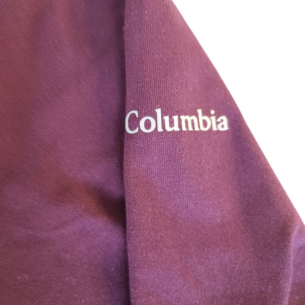 Columbia Women's Omni-Wick Long Sleeve Shirt Size XL Maroon Top - Picture 4 of 10